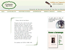 Tablet Screenshot of embajadaliteraria.com